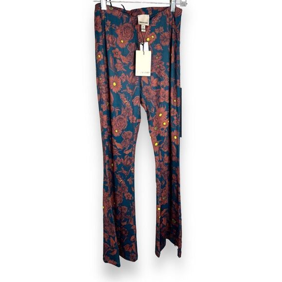 Industry Floral Flare High Waist Leggings NWT S - Picture 1 of 3